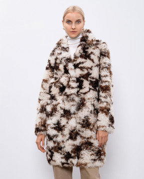 Simonetta Ravizza STOCCARDA sheepskin coat in a pattern F04CO105H26