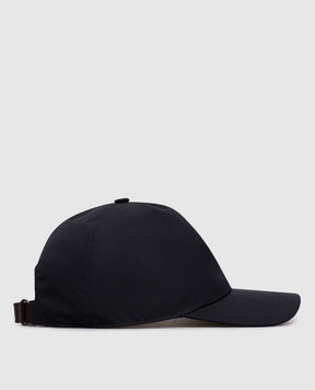 Canali Blue cap with logo YA00028H100