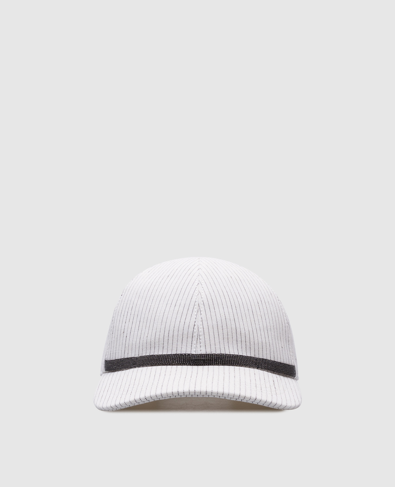 

White striped linen cap Brunello Cucinelli