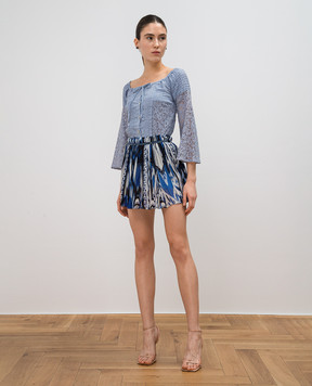 Roberto Cavalli Mini skirt with print XPT307