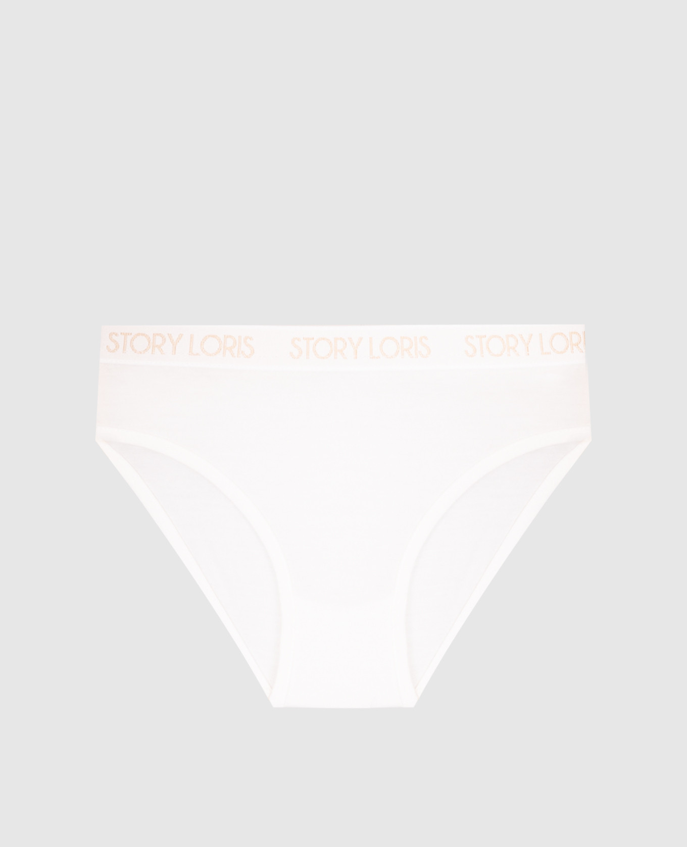 

Children's white panties with logo Story Loris