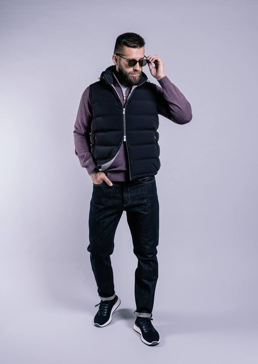 

Blue jeans with logo Brunello Cucinelli