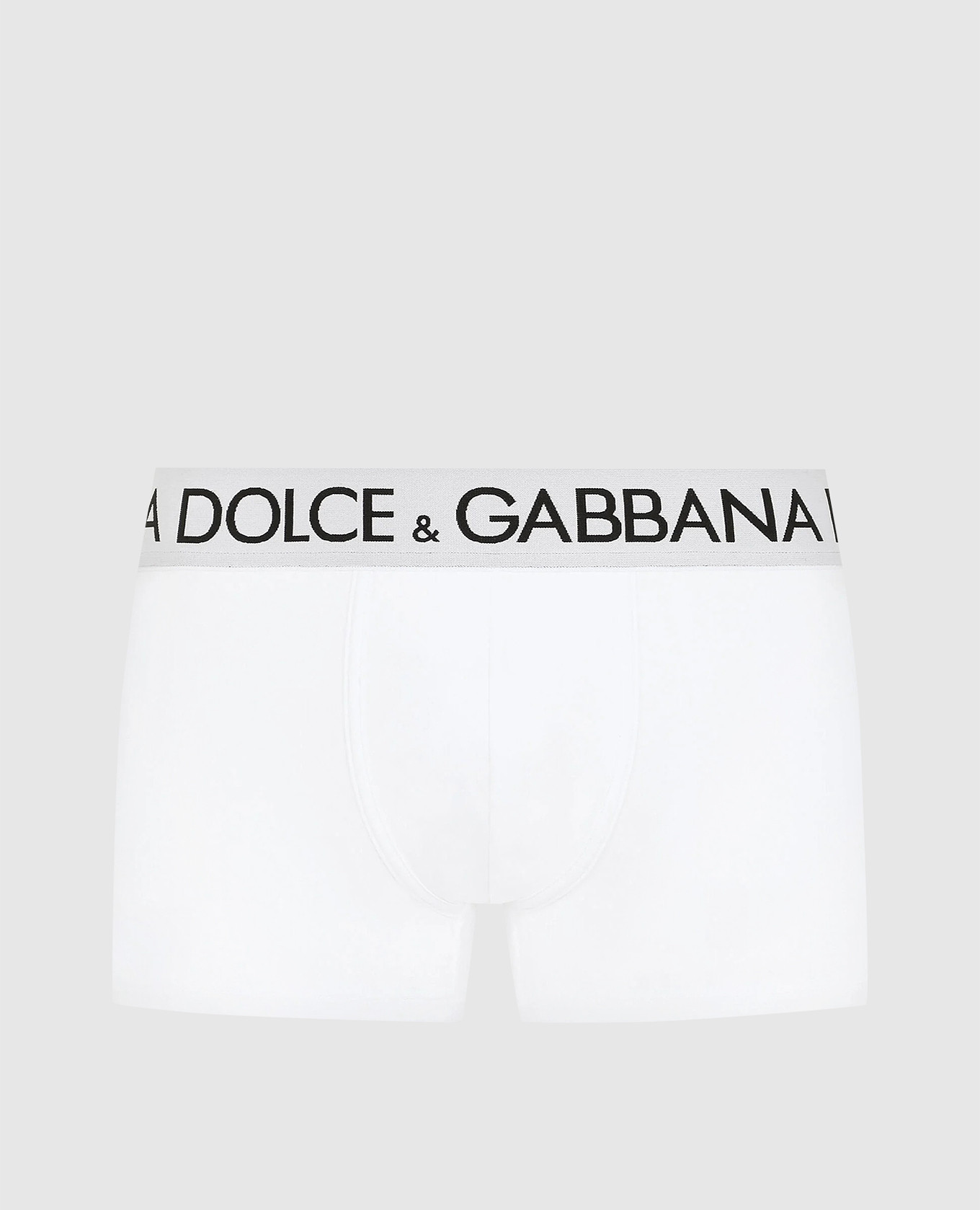 White boxer briefs with logo Dolce&Gabbana