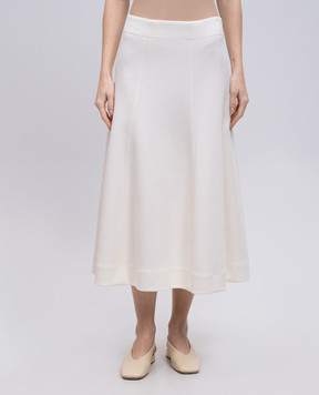 Jil Sander White midi skirt J02MA0258J20232