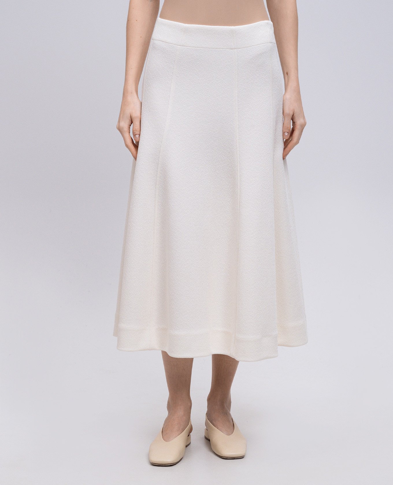 

White midi skirt Jil Sander