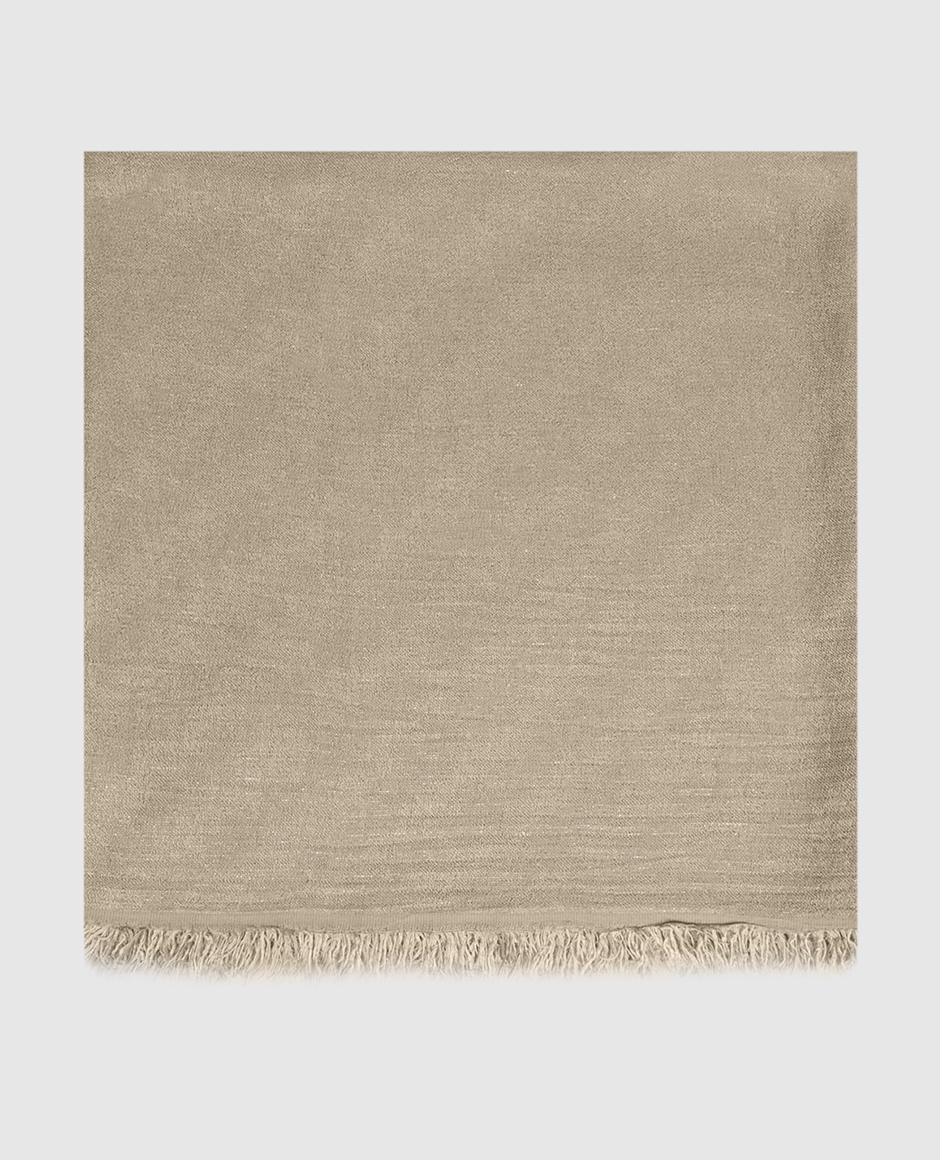 Green wool scarf with lurex Peserico