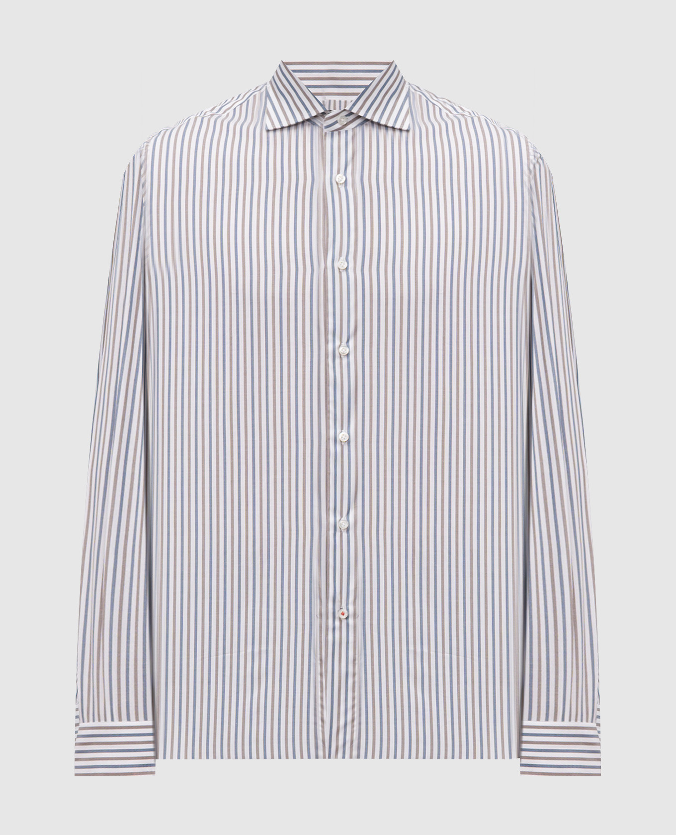 White striped shirt ISAIA