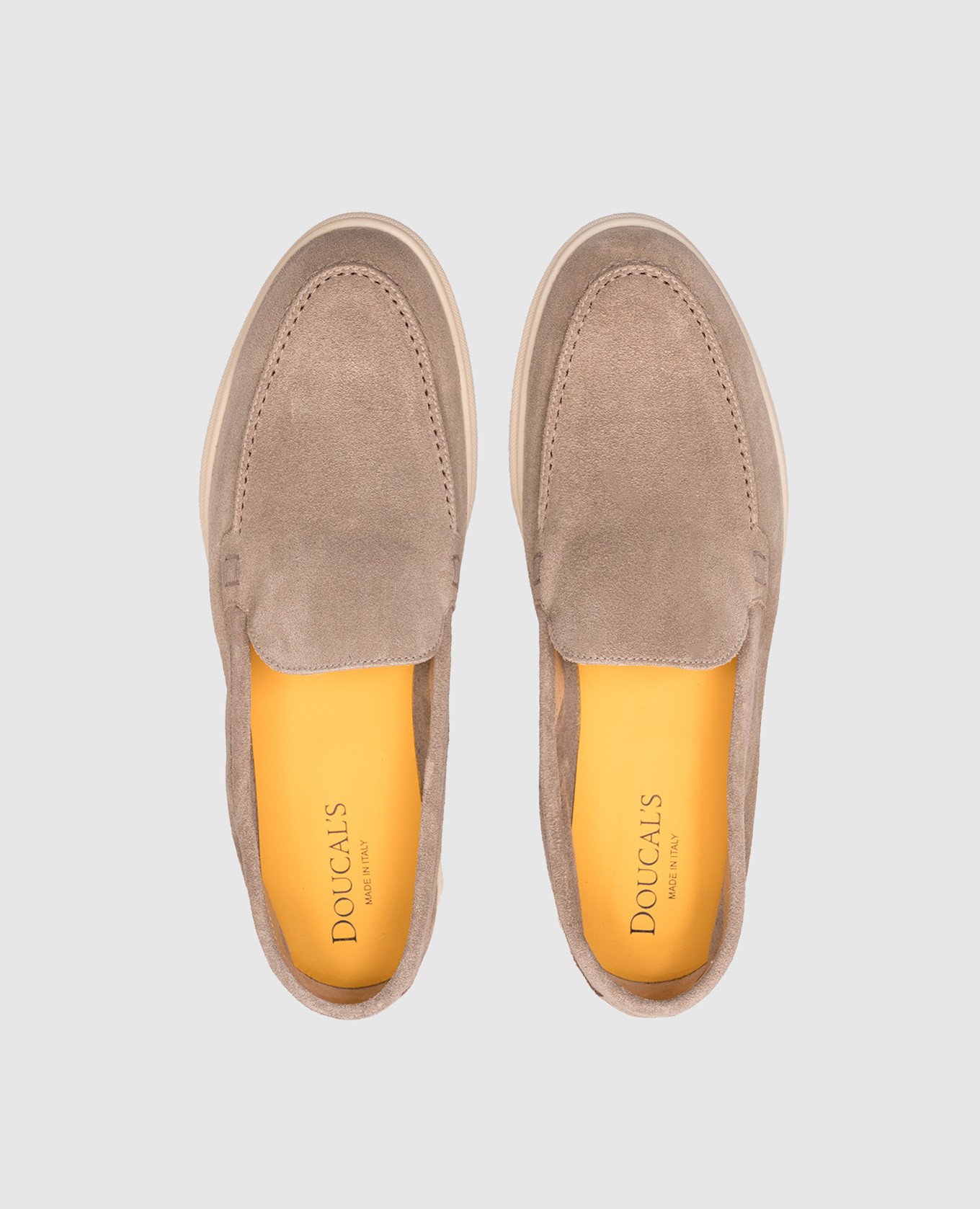 

Beige suede loafers Doucal's