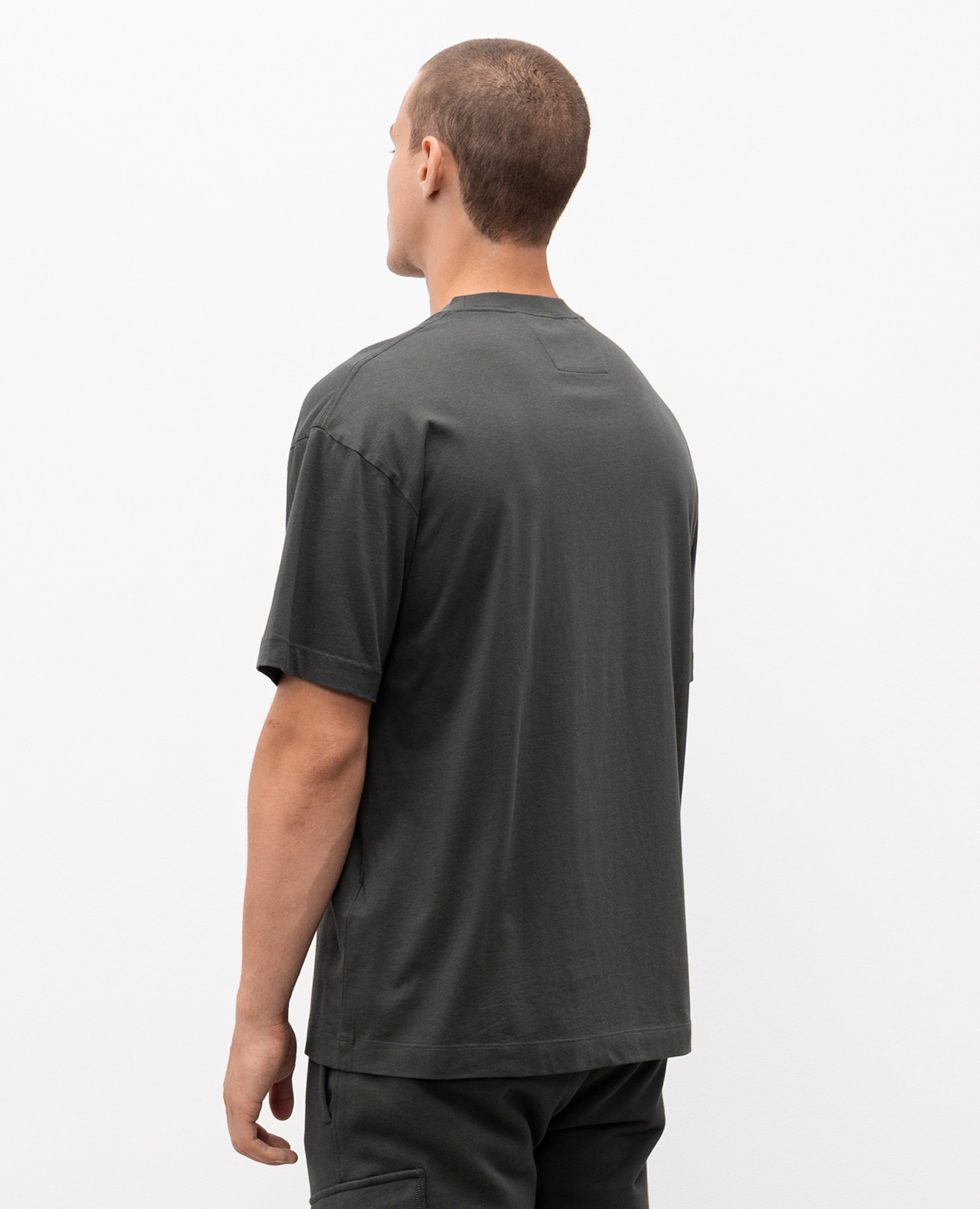 

Green T-shirt with logo print C.P. Company