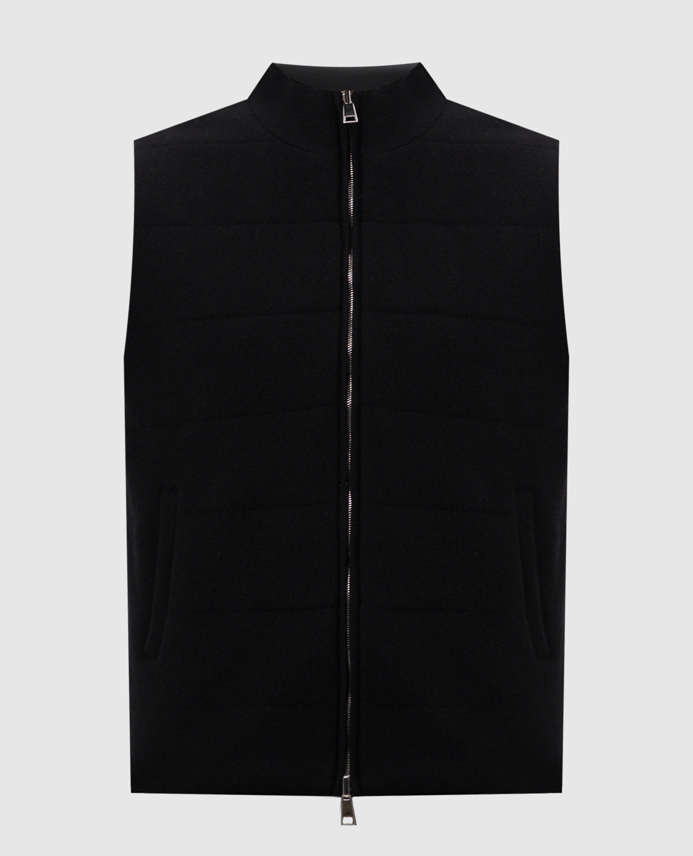 

Black double-sided vest made of cashmere Cashmere&Whiskey
