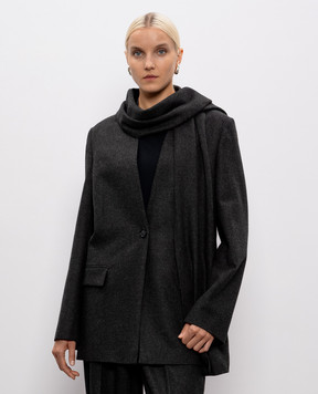 Toteme Gray jacket with wool 254WRZ0060FB0472
