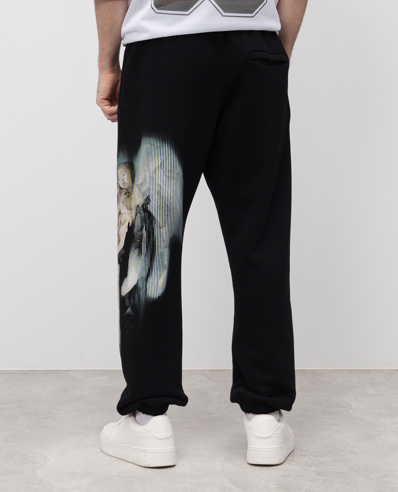 

Black printed joggers Off-White