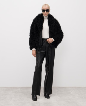 Simonetta Ravizza Black leather pants Candela F05PS32L1
