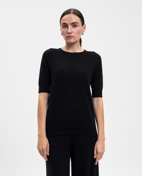 LISA YANG Kenza black cashmere top 202147