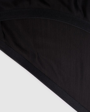 Wolford Black Sheer touch Tanga panties 69643