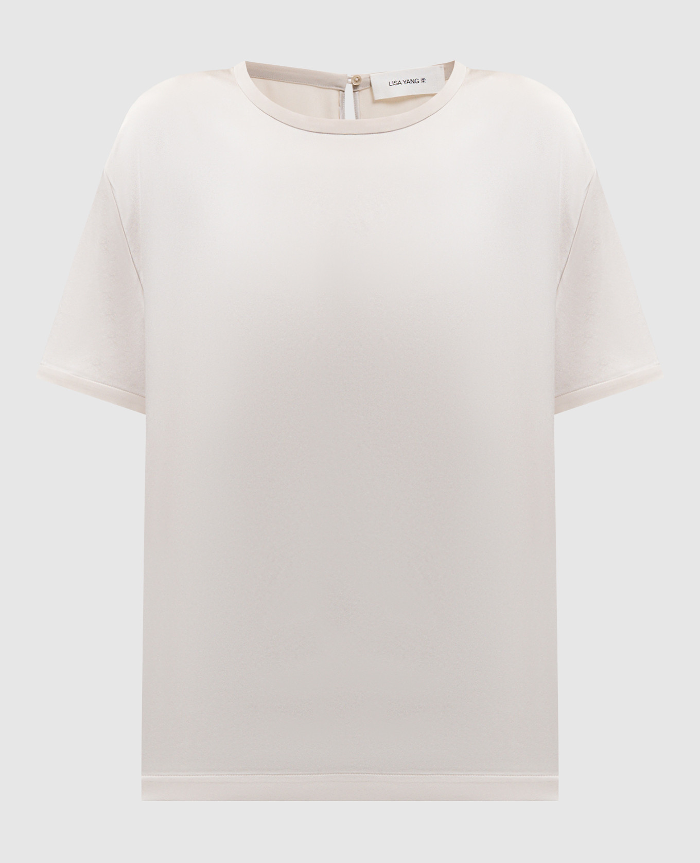 Beige silk top LISA YANG