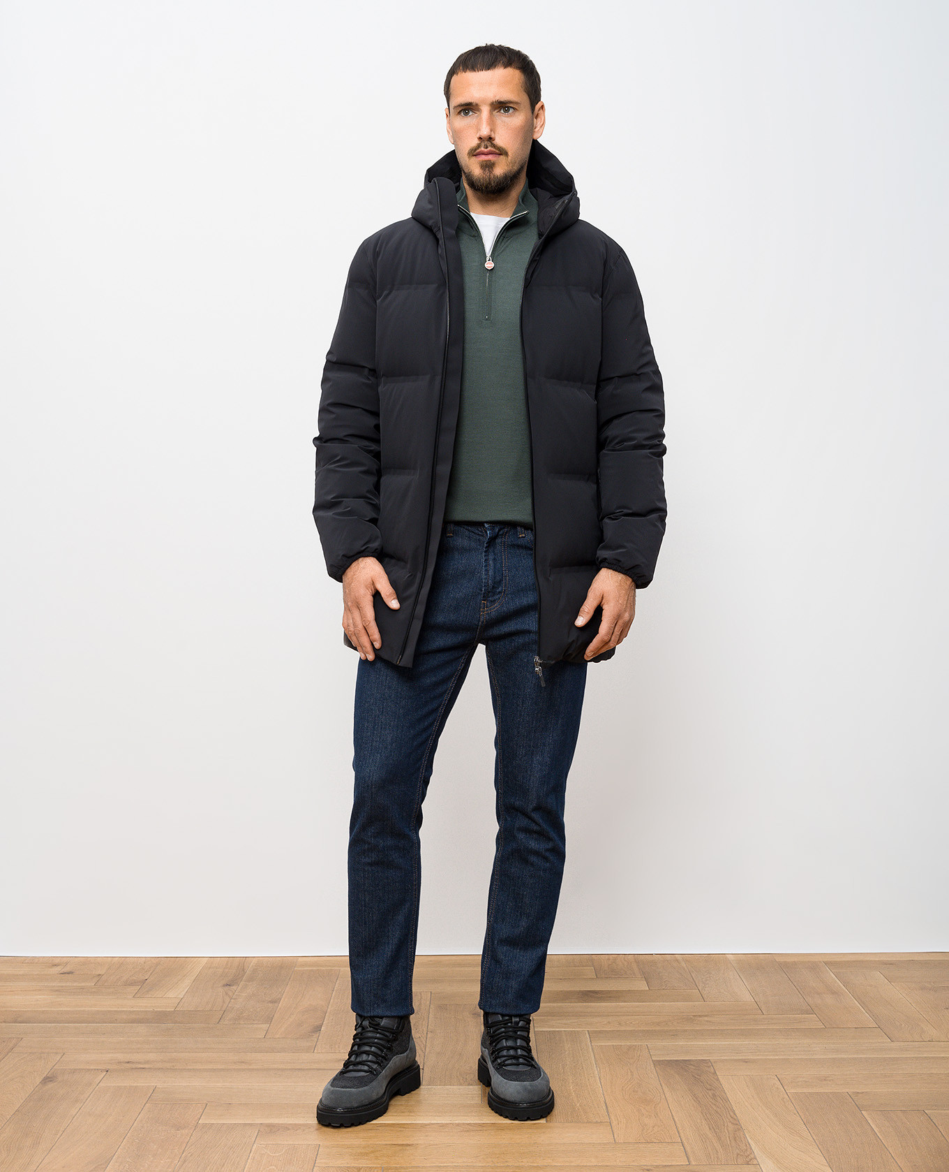 

Black down jacket Herno
