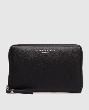 Gianni Chiarini Black leather wallet with logo print PF5043GRNОЗ25