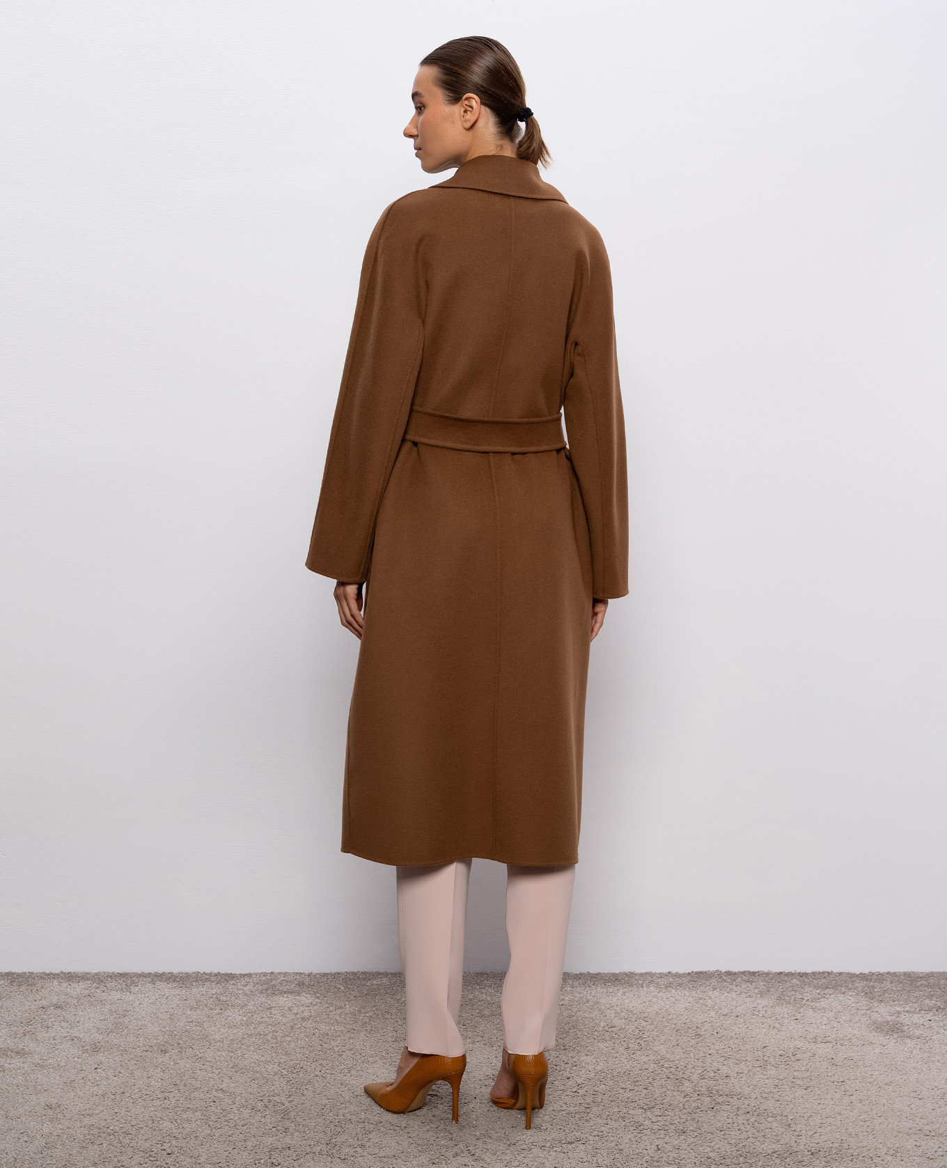 

Brown CLES coat made of wool, silk and cashmere Max Mara