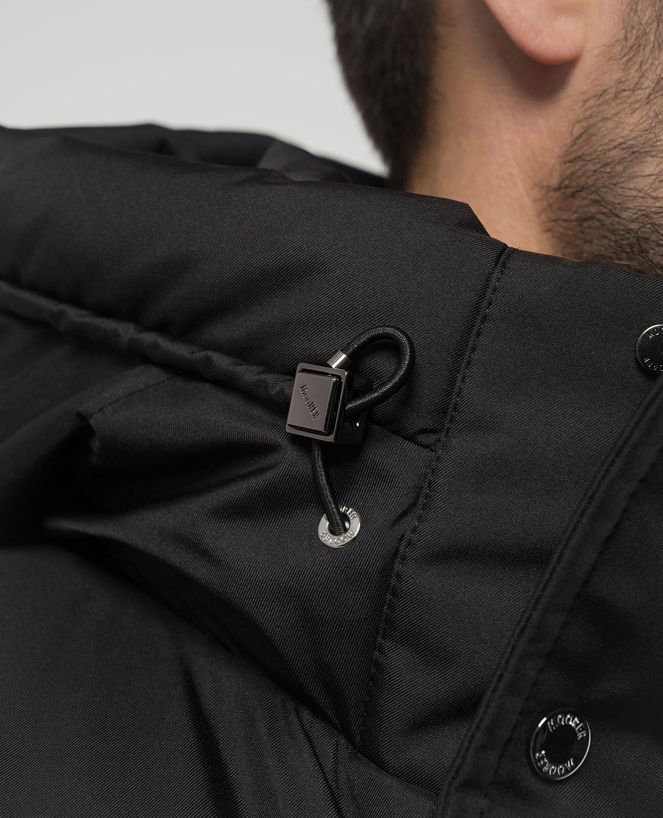 

IURY black down jacket MooRER