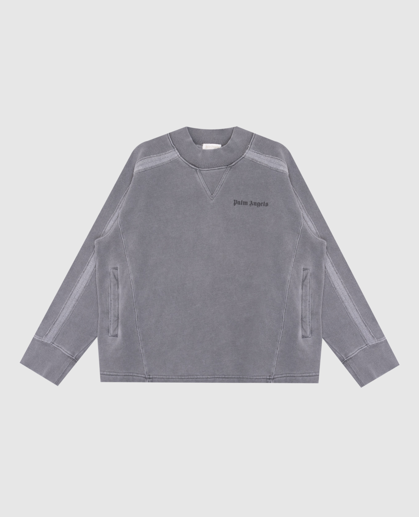 

Children's gray sweatshirt with a logo Palm Angels, Grey