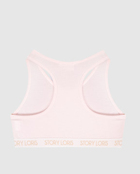 Story Loris Children's pink top with logo 25379