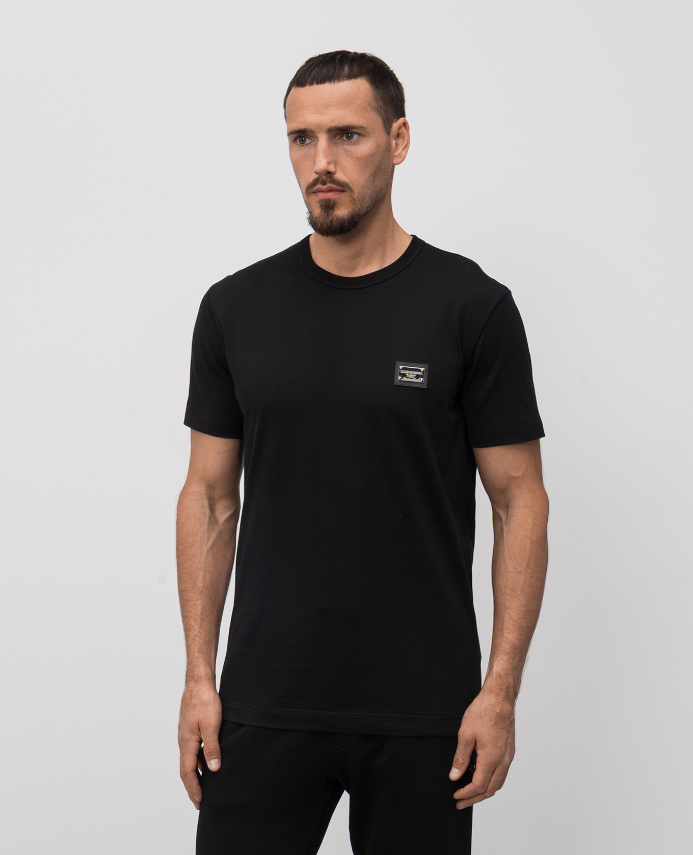 

Black T-shirt with logo Dolce&Gabbana