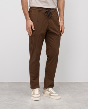 Peserico Brown cargo with logo R54575T300800