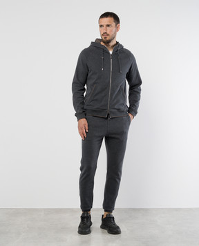 MooRER NORCIA FELPA gray sports jacket with cashmere NORCIAFELPACAD
