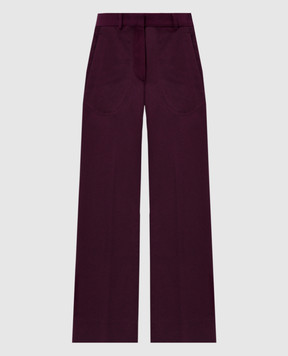 Victoria Beckham Purple flared pants TRCRP2508