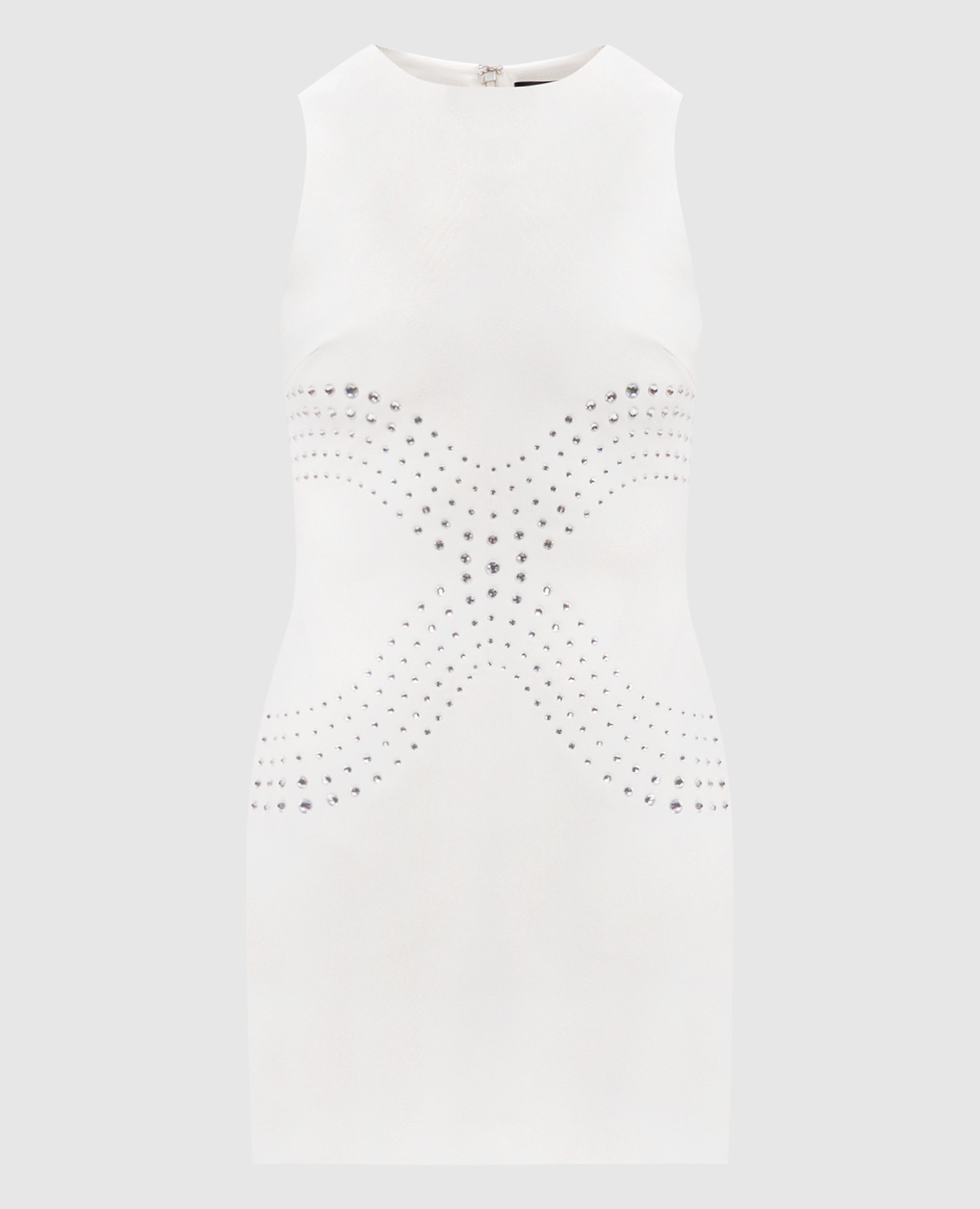 

White mini dress with crystals David Koma