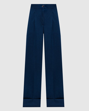 Valentino Blue pants with lapels 6B3DD19D94B