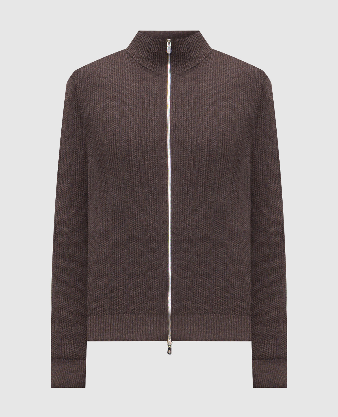 

Brown cashmere cardigan Brunello Cucinelli