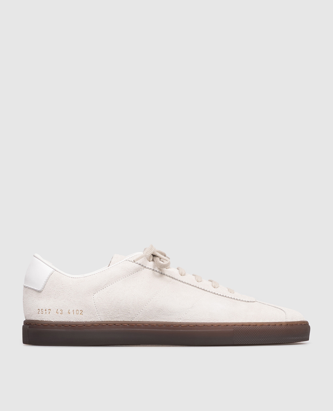 Grey suede Field sneakers Common Project