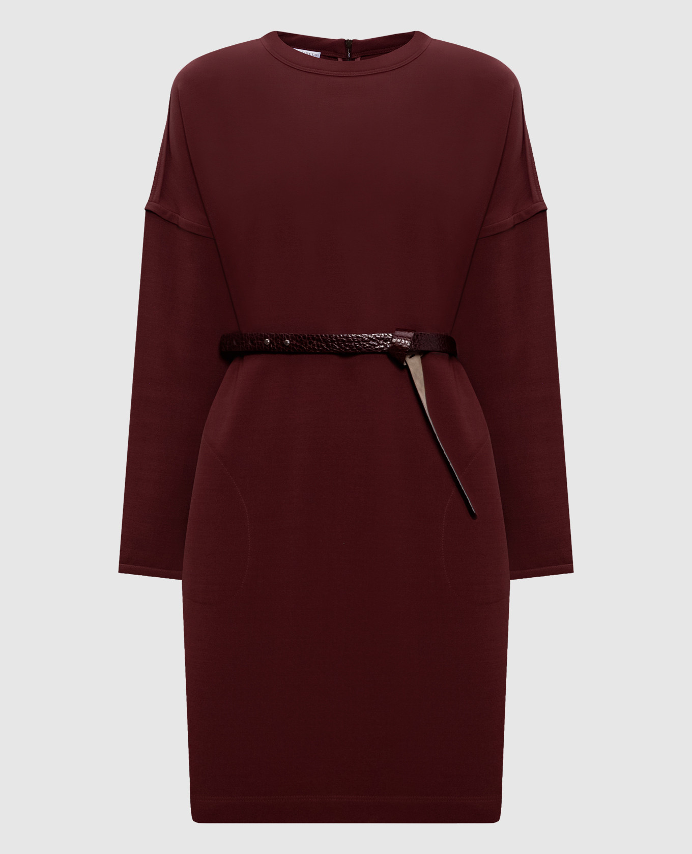 

Burgundy wool dress Brunello Cucinelli