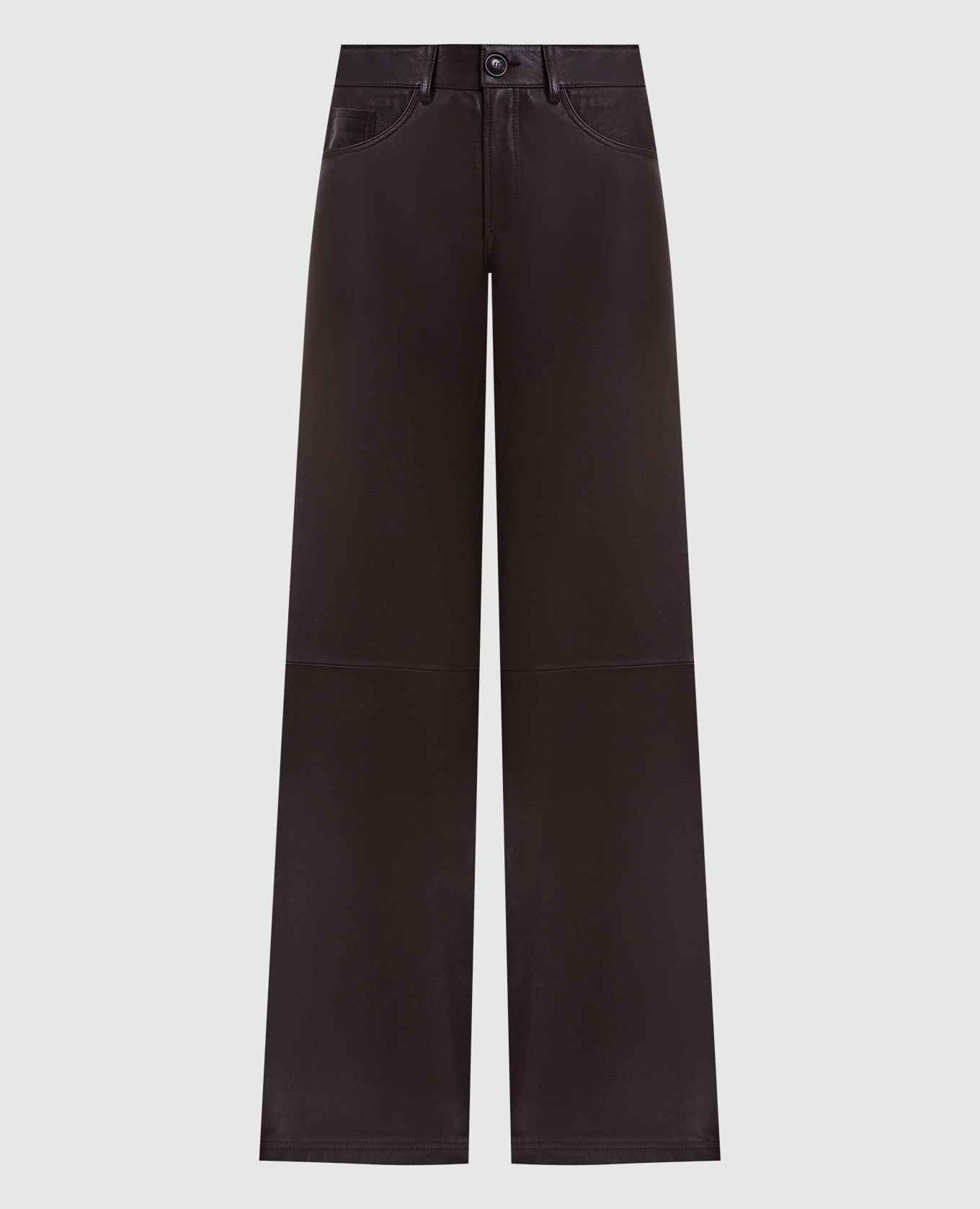 

Arnold brown leather pants Simonetta Ravizza