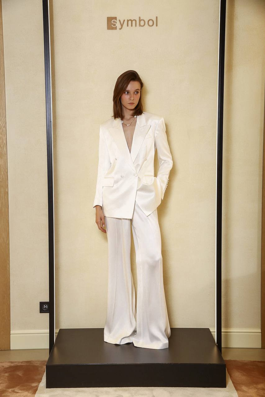 

White Mabon silk flare pants Gabriela Hearst