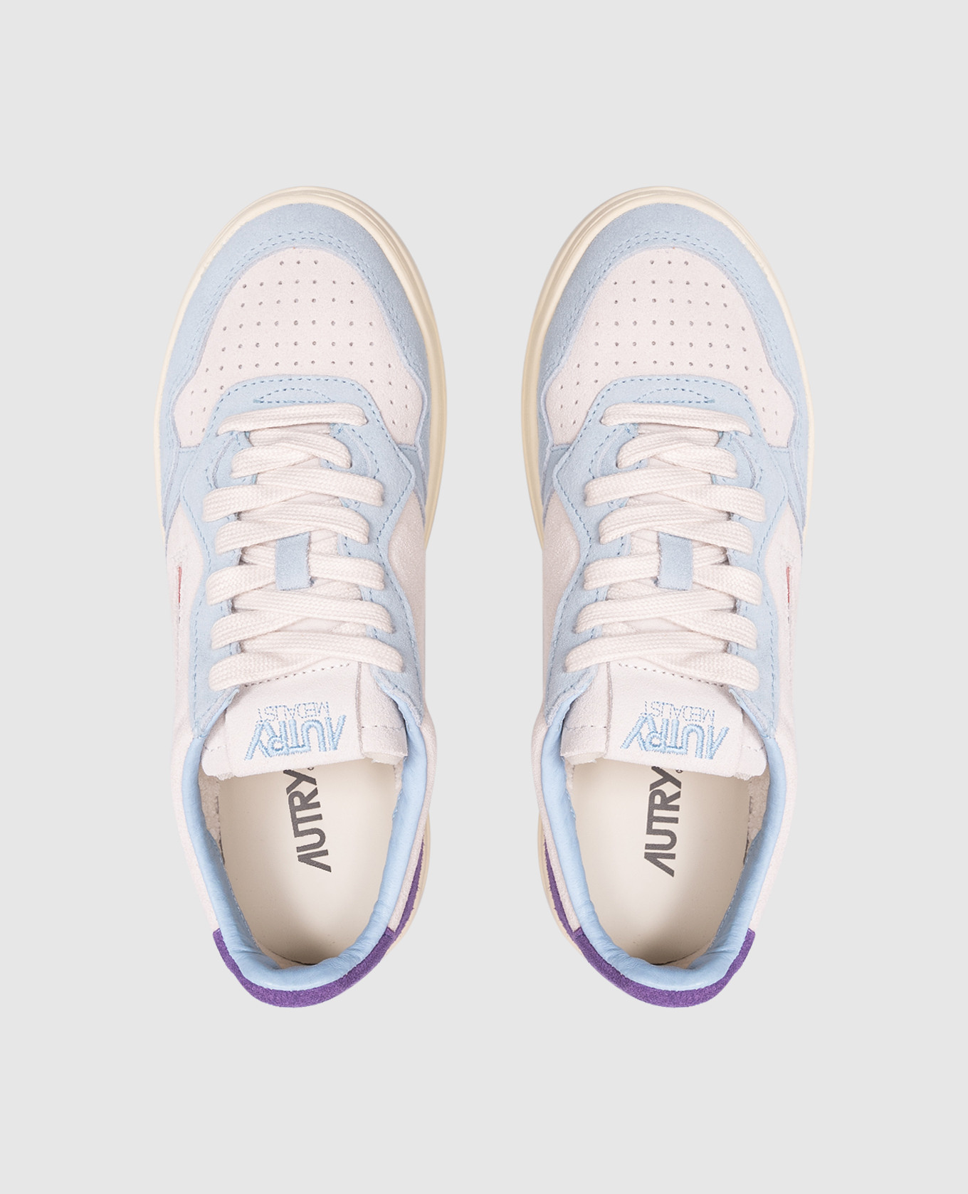 

MEDALIST blue suede sneakers AUTRY, Light blue