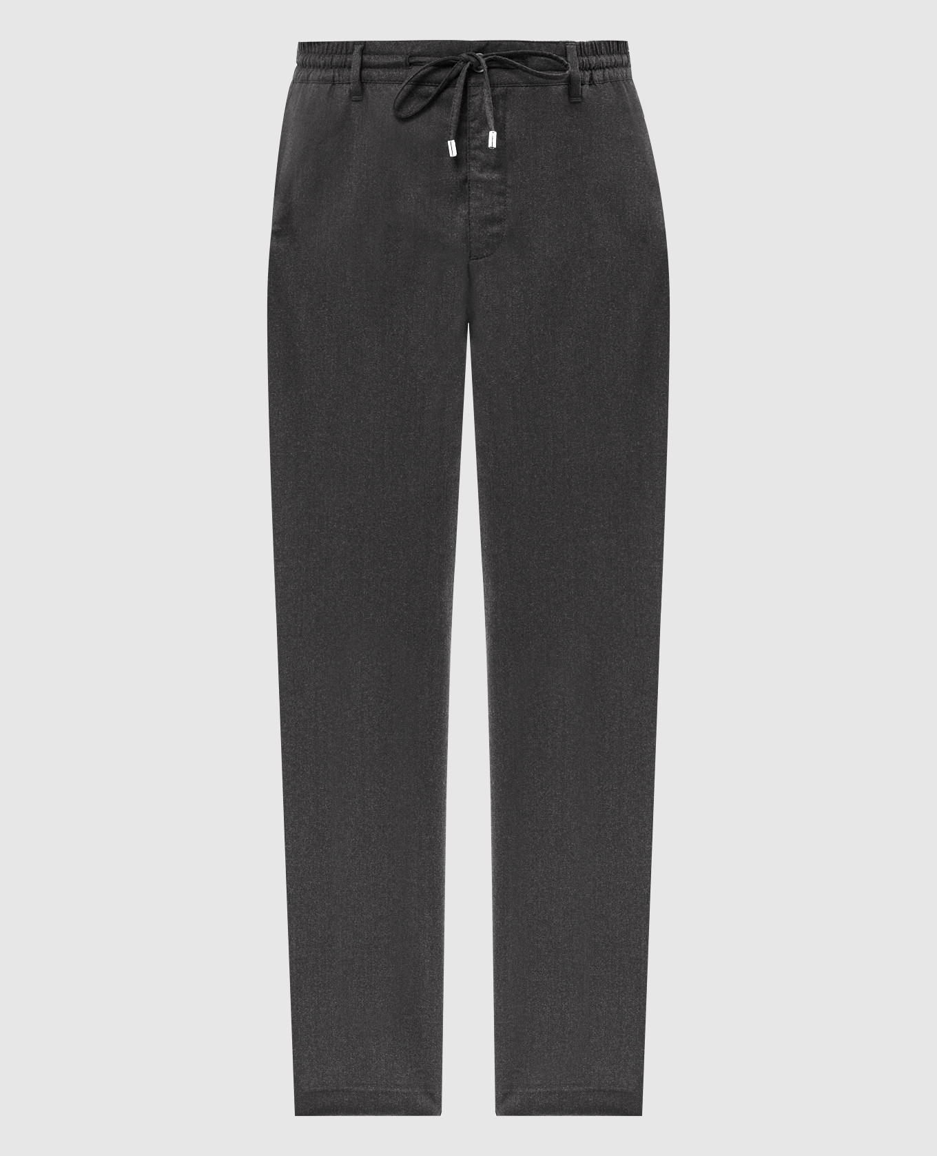

Gray wool trousers with logo Stefano Ricci, Grey