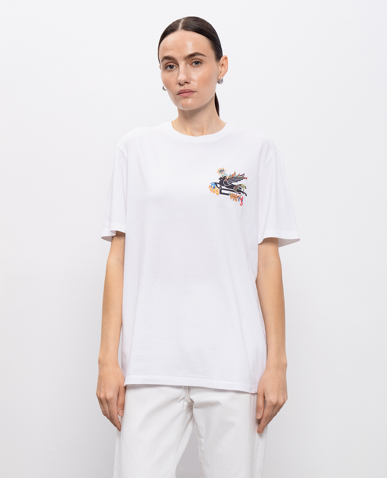 

White Pegaso T-shirt Etro