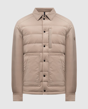 Moncler Bassies beige down jacket J20911G00010595FK
