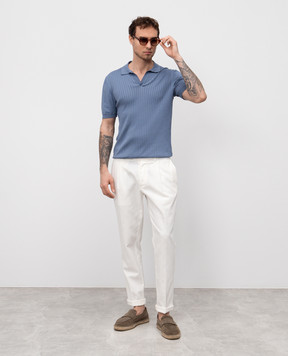 Cashmere&Whiskey Blue polo 18364Z