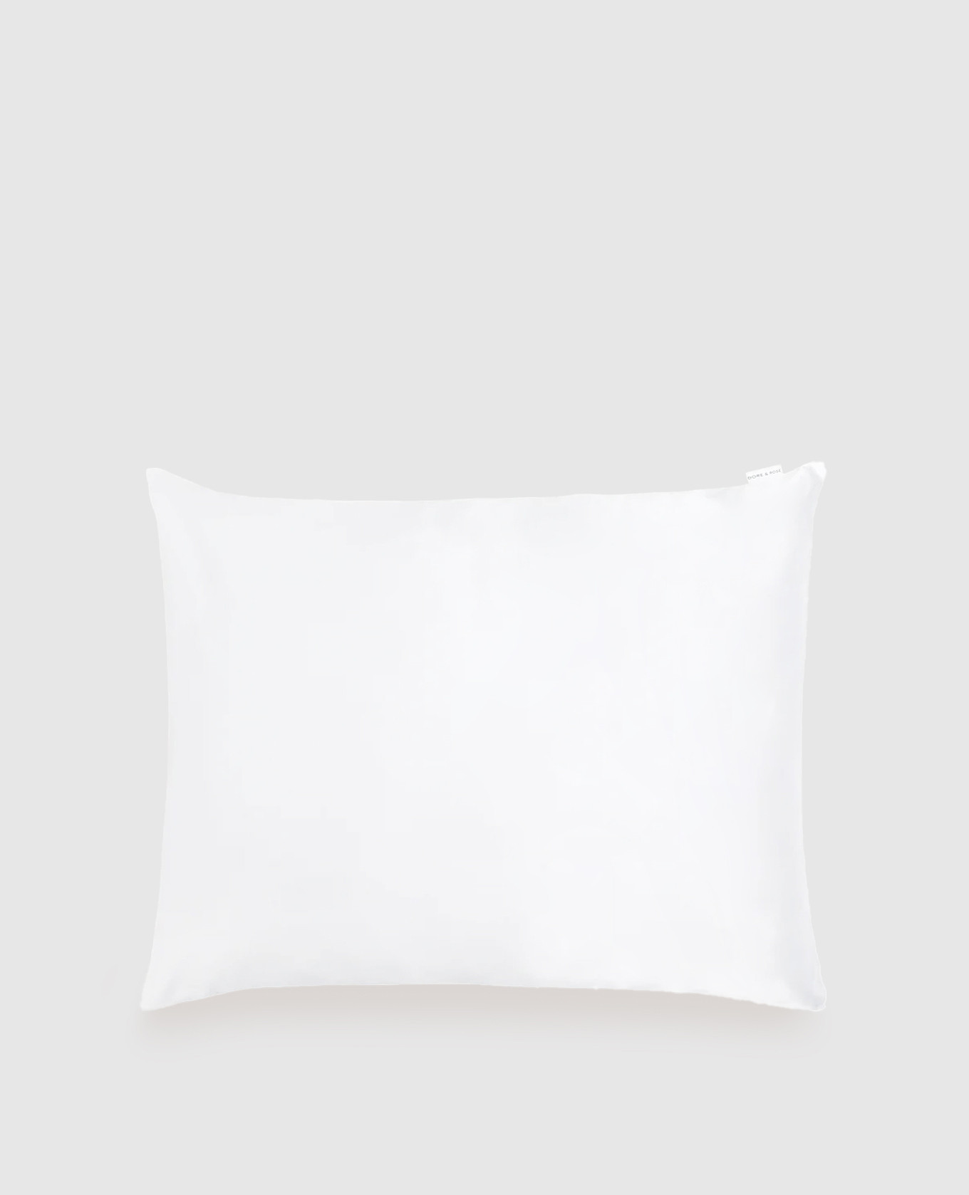 

White silk pillowcase Dore & Rose
