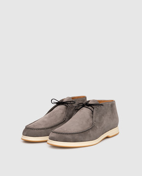 Enrico Mandelli Gray nubuck deserts 0CLUBS5217