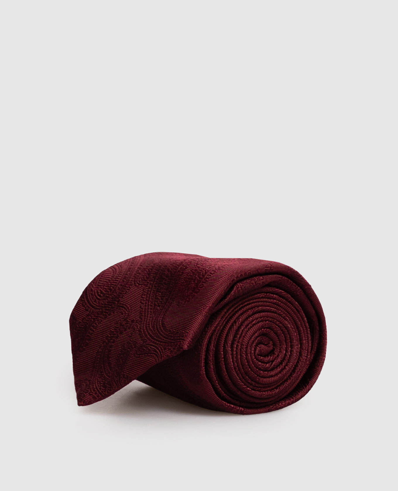 

Burgundy silk tie with pattern Brunello Cucinelli