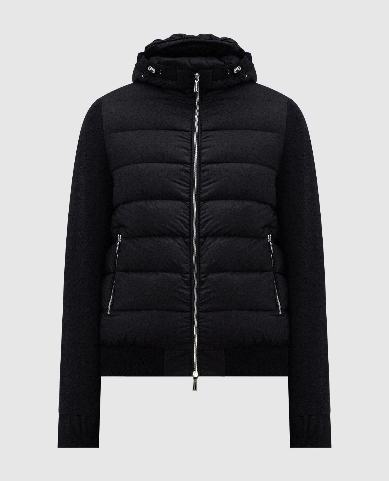Lenz black down jacket moorer