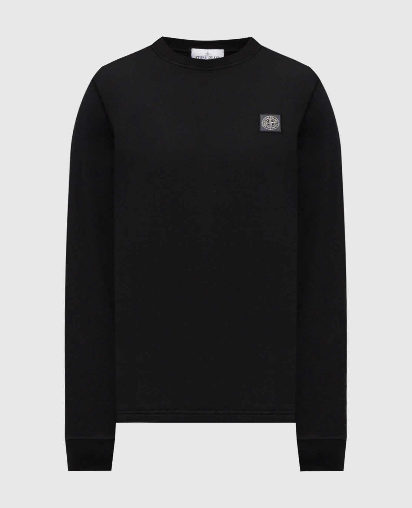 

Black long sleeve with logo patch Stone Island