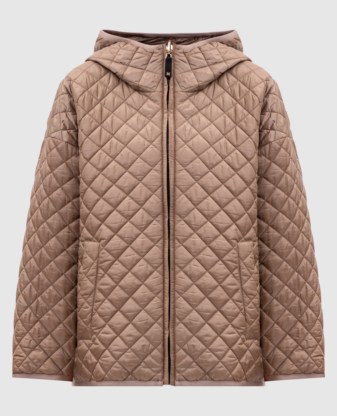 

Beige reversible LEO jacket with logo Max Mara