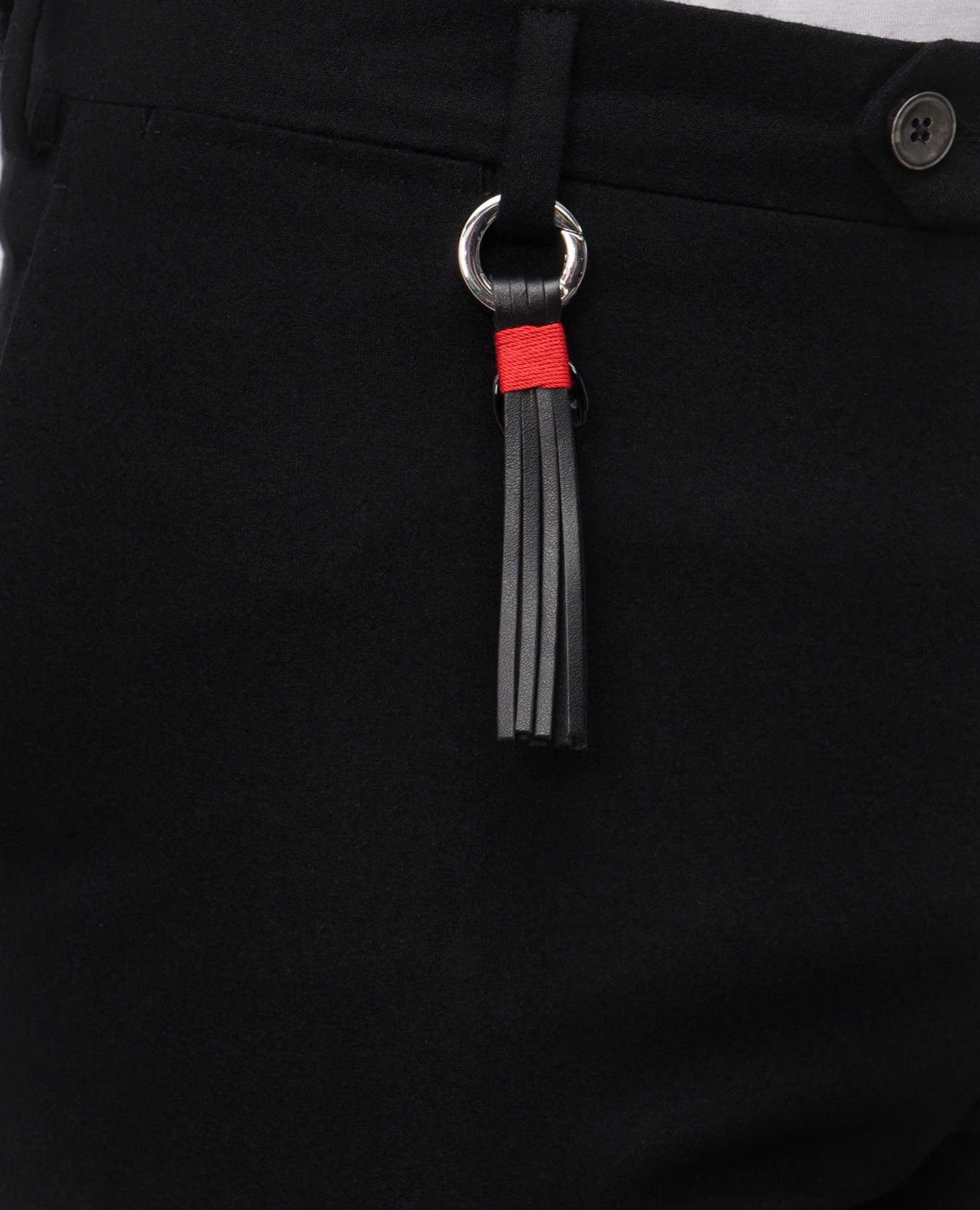Black wool and cashmere pants Marco Pescarolo 5