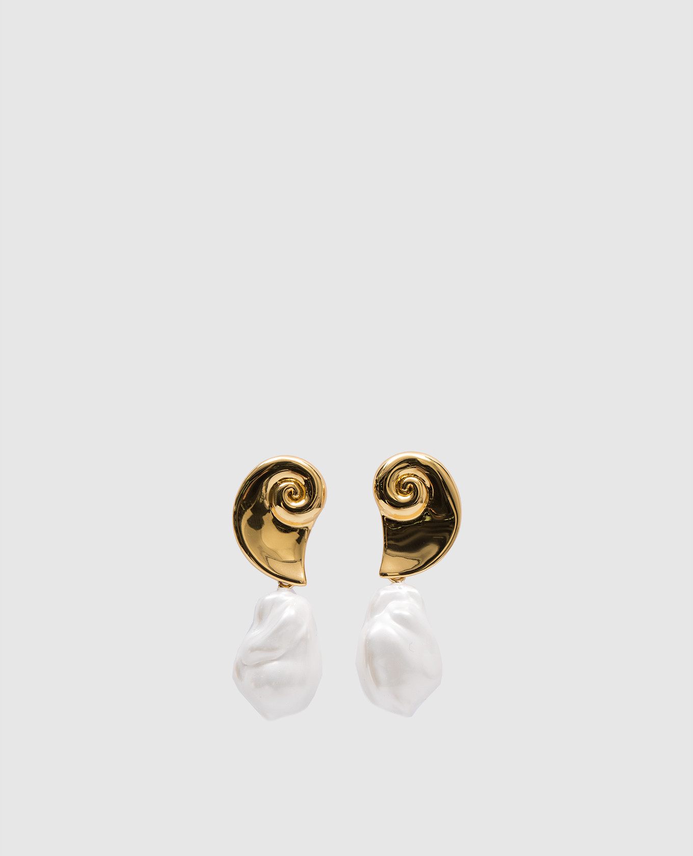 

Petra gold earrings with 14 carat gold Jenny Bird, Golden